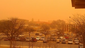 Dust Storm At Texas Tech 12/19/12