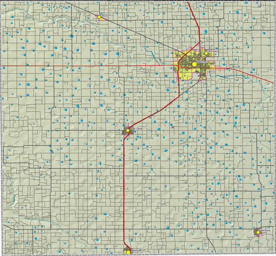 Hale County Map