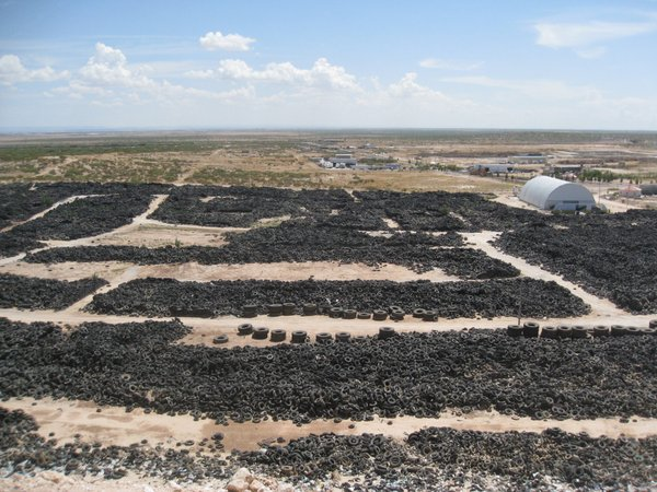 Juarez tire dump