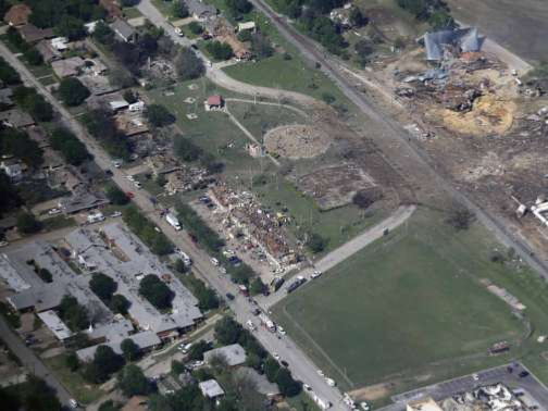 West Fertilizer Plant remains