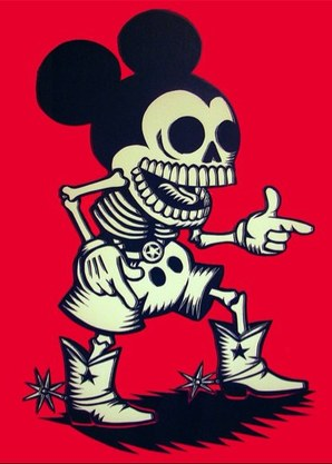 Skeleton Mickey Mouse