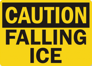 Caution Falling Ice